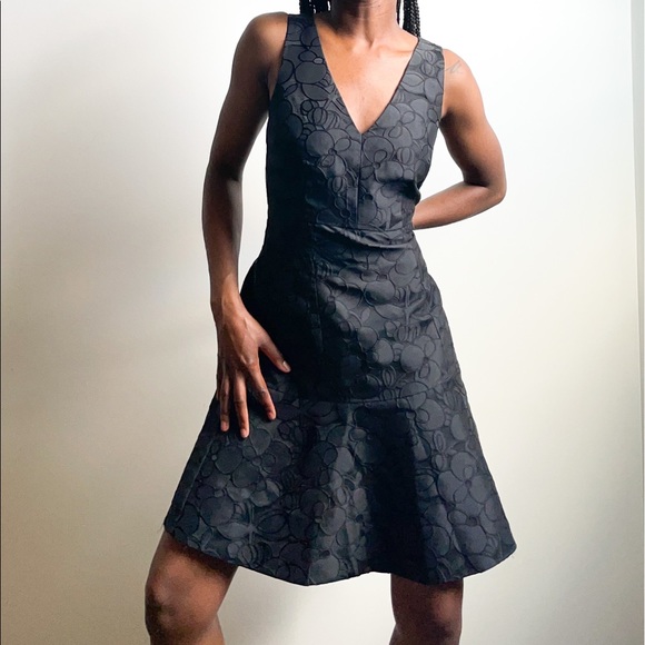 J. Crew Dresses & Skirts - Black floral design J. Crew summer dress